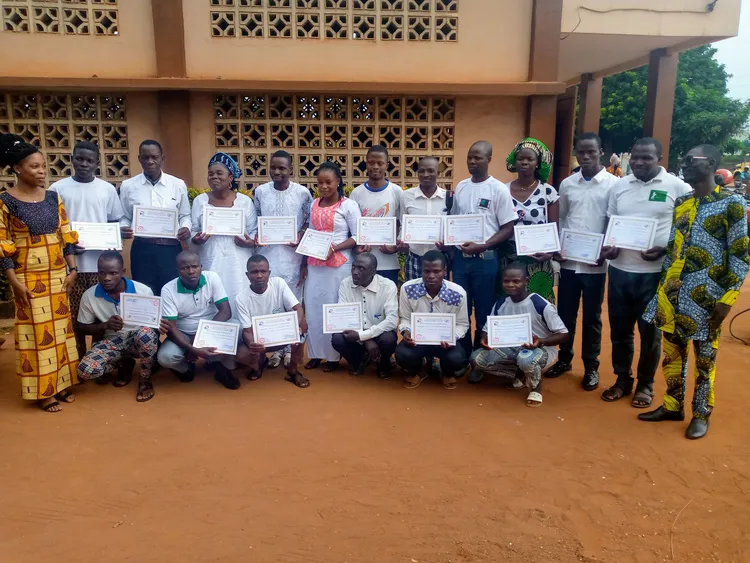 Holistic literacy training in Allada